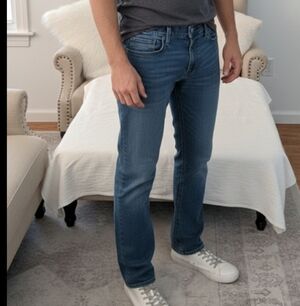 Hollister Slim Straight Jeans - Classic Blue W32xL30 Man's